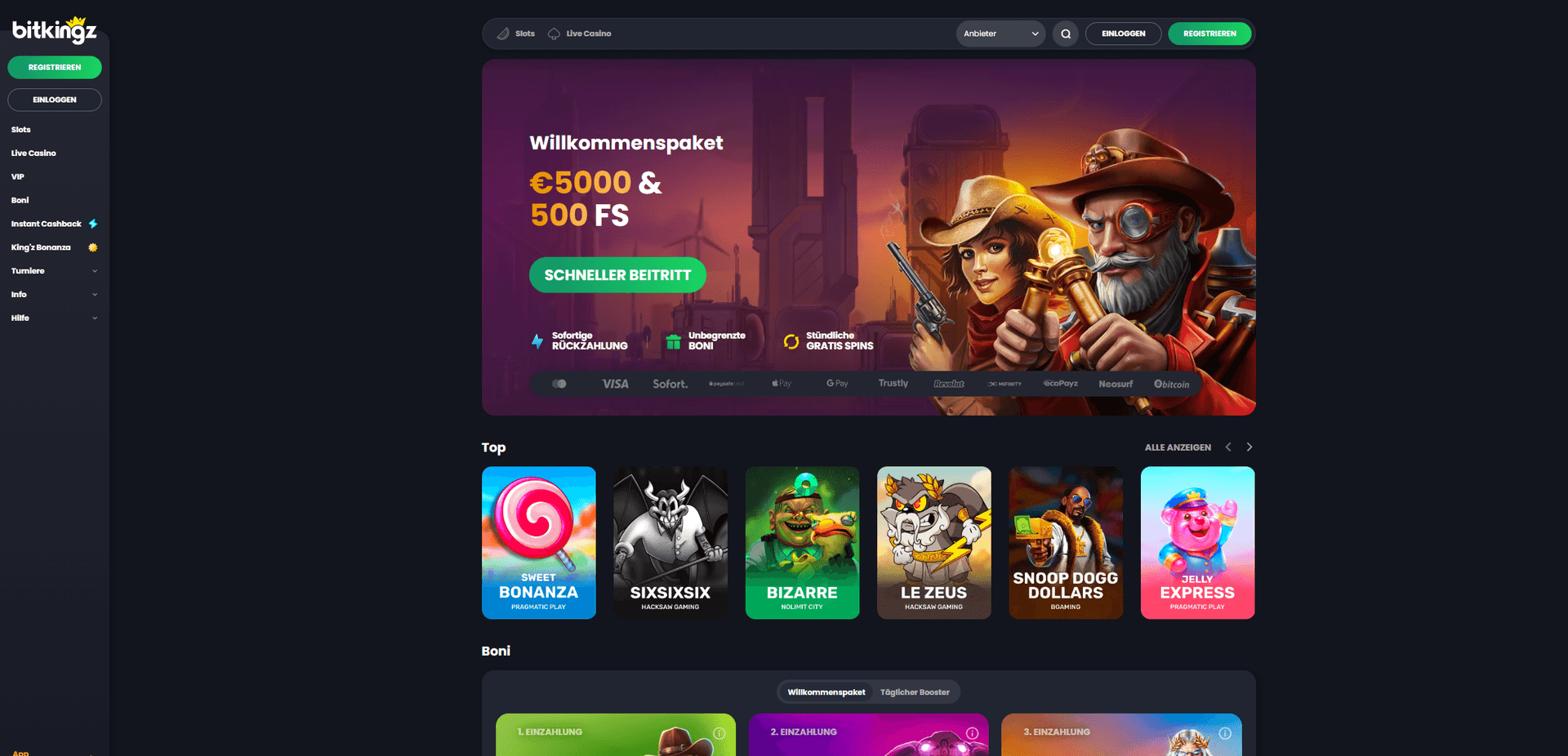 Bitkingz Casino ohne deutsche Lizenz